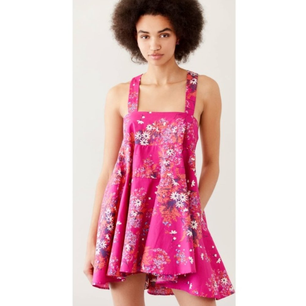 Let The Sunshine In Print Cotton Dress